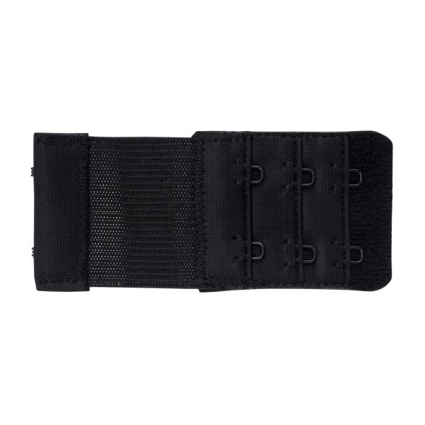 Удлинитель застежки для бюстгальтера 3*2, 40 мм, черный, 1 шт, Pony, 73304