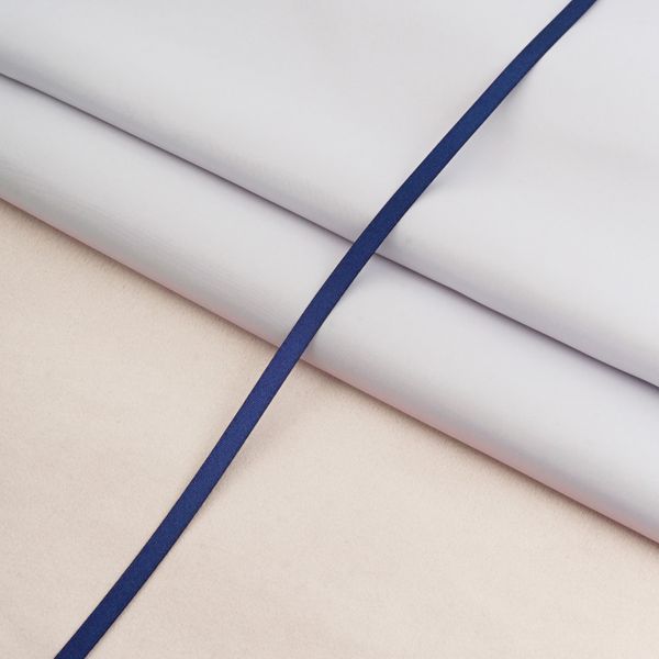 Лента атласная 2-сторонняя 6.0 мм / 22.86±1 метров, C1185 темно-синий, 6102-0008, Globus