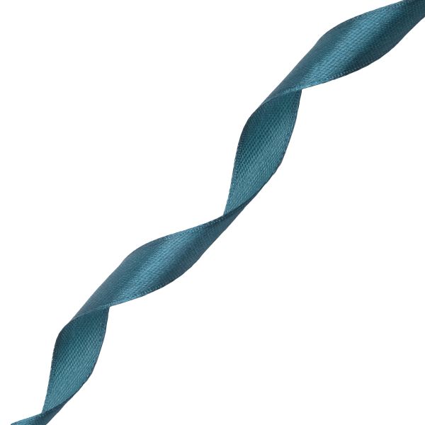 Лента атласная 1-сторонняя 12.0 мм / 22.86±1 метров, 142 т.бирюзовый, Globus