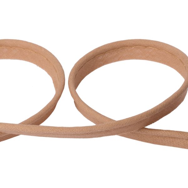 Кант хлопковый 10 мм / 65±2.5 метров, 007 коричнево-бежевый, Gamma GA-10C