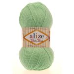 Пряжа Alize (Ализе) Baby Best / уп.5 мот. по 100 г, 240м, 041 светло-зеленый A