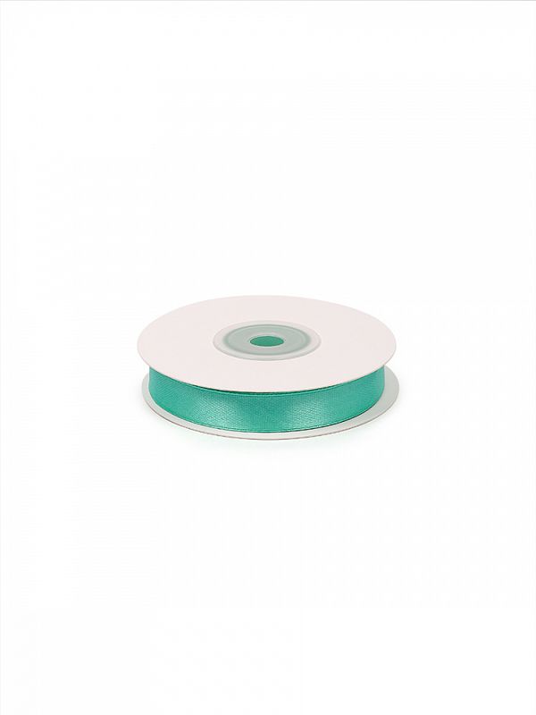 Лента атласная 1-сторонняя 12.0 мм / 22.5±1 метра, 4323 яркая мята, Magic4Hobby