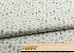 Ткань для пэчворка Peppy Мартовская песня, рулон 112 см / 5 метров, МП-03 серый, Peppy