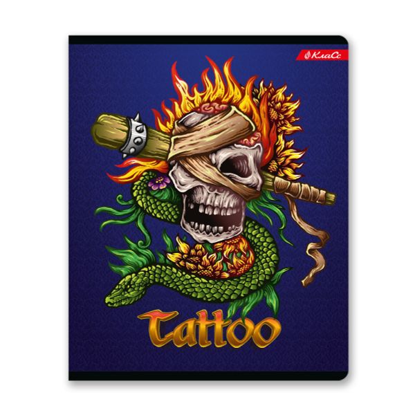 Тетрадь ученическая общая, твин лак, A5+ 48 л. на скобе, белизна 100%, 10 шт, клетка, 000322 Тату, Светоч 48ТСК5_8_3_1