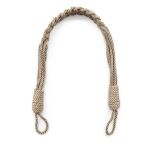 Подхваты шторные Макраме (L65см/ ширина 4см) (3 св.бежевый) К-15