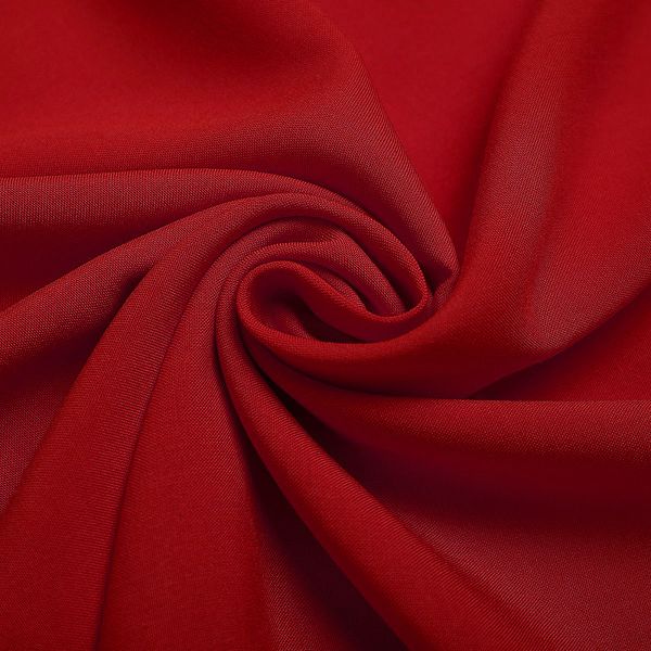 Штапель 110 г/м², 145 см / 2 метра, TBY-Vi-30-14.2, цв.14 красный
