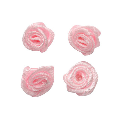 Цветочки пришивные 1.1 см, 4 шт, 123 жемчужно-розовый
