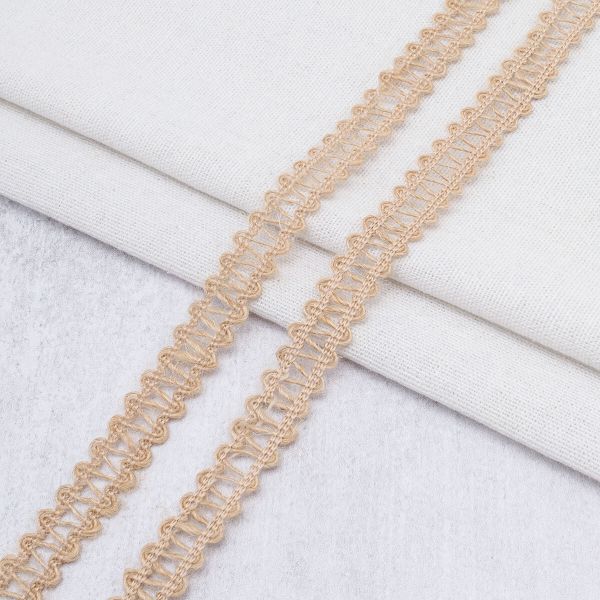 Тесьма отделочная джутовая 13 мм / 25 метров, 1-Н21, 23481