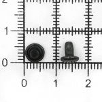 Хольнитены двухсторонние ⌀6 мм, h=6 мм, сталь, New Star №0, оксид, уп≈2000 шт