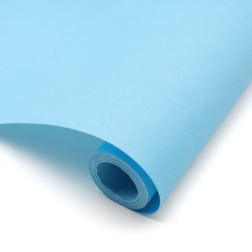 Бумага матовая влагостойкая однотонная 60гр/м², цв. голубой, 70см, 9ярд +/-5%, БМО0019