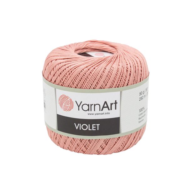 Пряжа YarnArt (ЯрнАрт) Violet / уп.6 мот. по 50 г, 282м, 4105г, грязно-розовый
