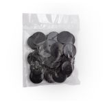 Пуговицы на 2 прокола супатная 36L (23мм), пластик (s.black (черный глянец)), 36 шт
