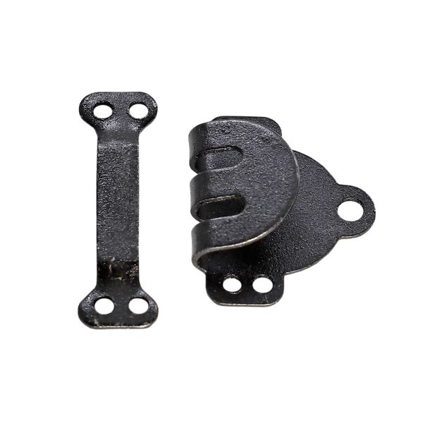 Крючки брючные (юбочные) пришивные 11 мм (15х21 мм), цв. черный, 50 шт, BIG