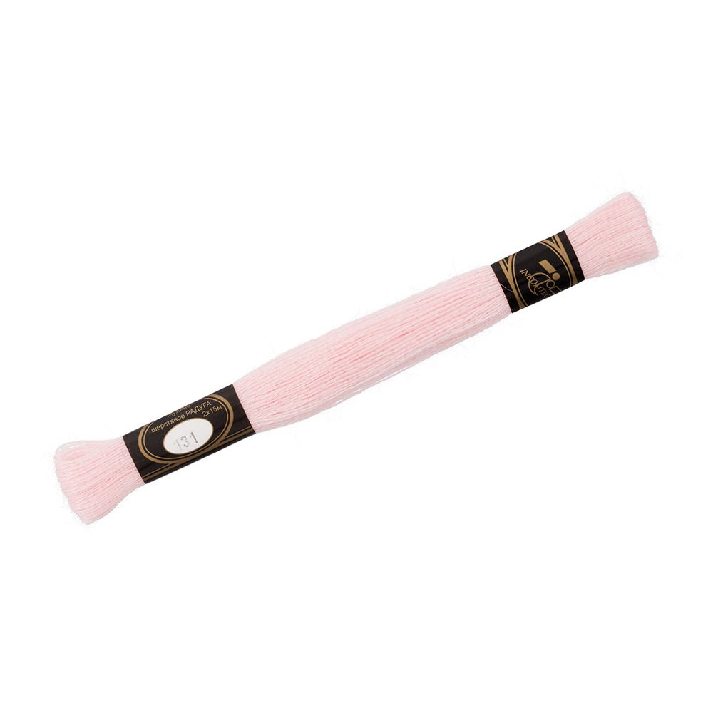 Мулине Радуга, цв.131 деликатно-розовый, Россия, 8 мотков по 15 метров