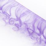 Трессы для кукол 15 см, 100 см, 38 г, 36 лавандовый, белый, HobbyBe HAR-5