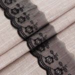 Кружево капроновое 53 мм / 13.71м, цв.черный