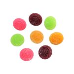 Украшения декоративные пуговицы Розочки, набор 4 цвета, 8 шт (микс 5)