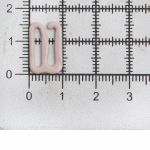 Крючки для бюстгальтера металл 12.0 мм, 20 шт, C344 пудровый, ГВ1009