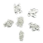 Набор фурнитуры для украшений, серебро, Астра