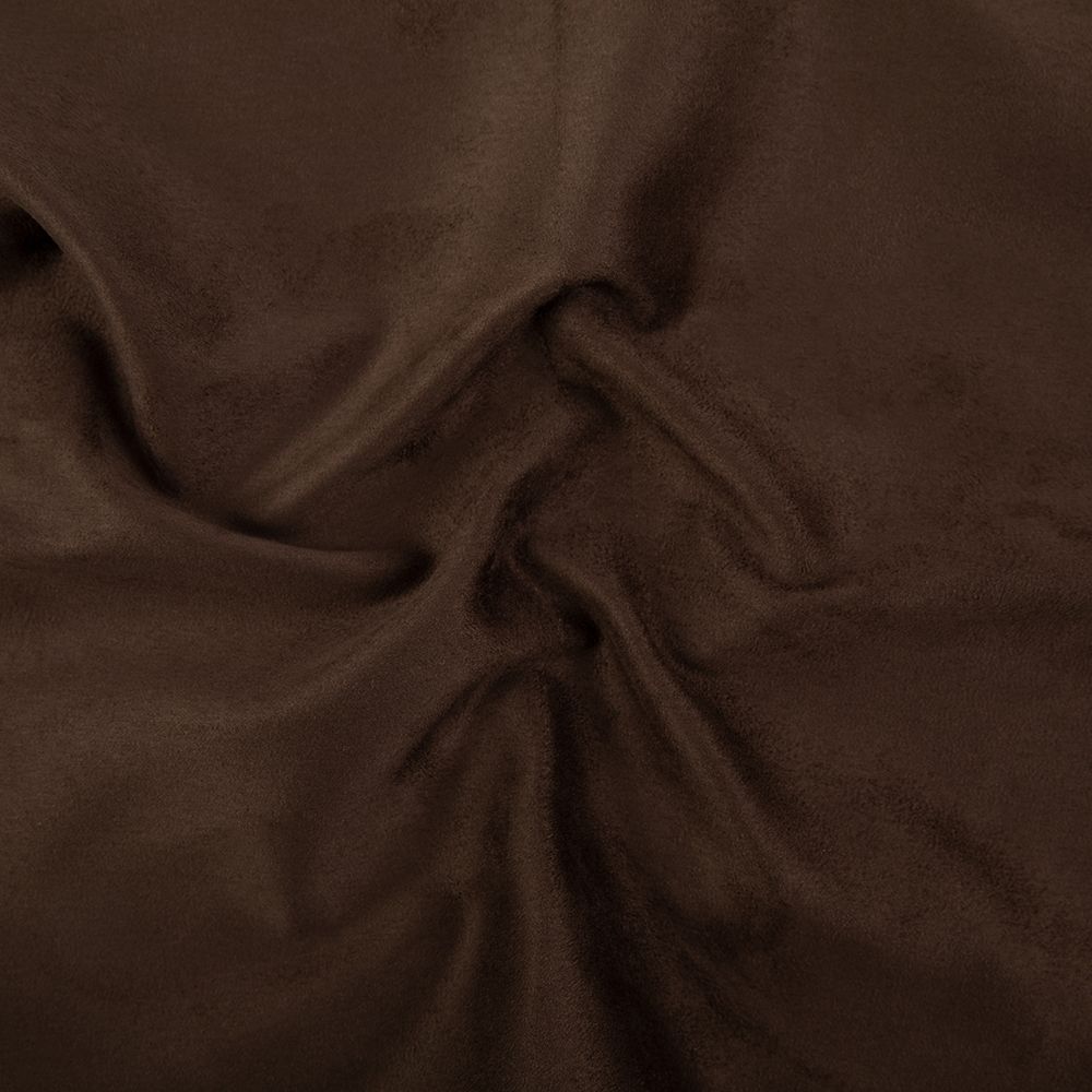 Замша искусственная отрез 35х50 см, 175±5 г/м², 19-1116 brown (коричневый), Peppy Woven Suede