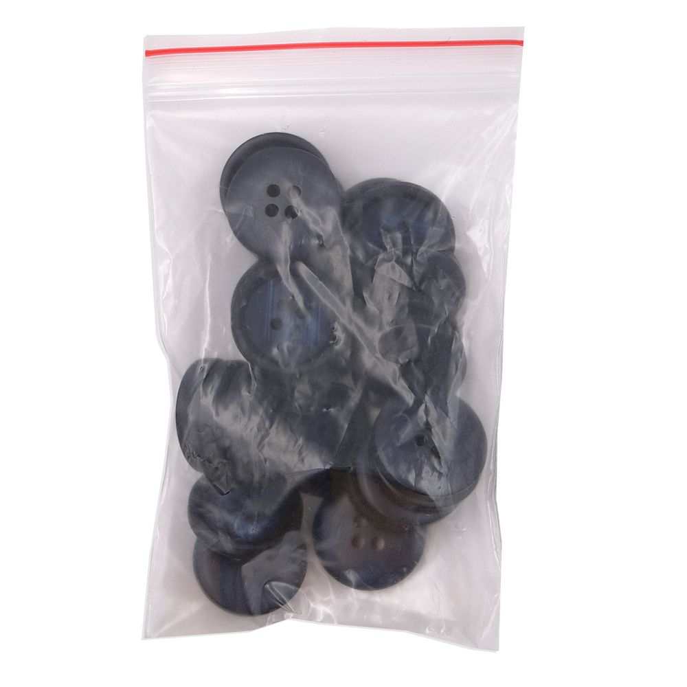 Пуговицы 4 прокола 34L (21мм), (Blue (синий)), 24 шт