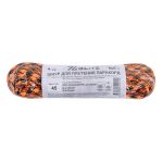 Шнур паракорд с сердечником ⌀4.0 мм, 10 м,±0.5 м, 45 неон черный/оранжевый, Blitz KMF-7