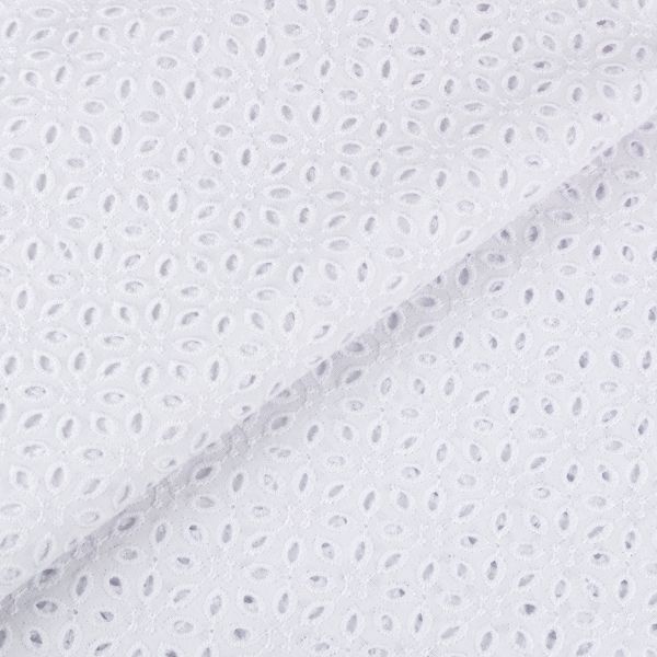 Ткань шитьё (прошва) 285 г/м², 135 см / 10 метров, белый, Gamma YFAS-2444-R