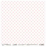 Бумага для скрапбукинга 190 гр/м², 30.5х30.5 см, 10 шт, 103 Крупные точки, Mr.Painter PSW-R