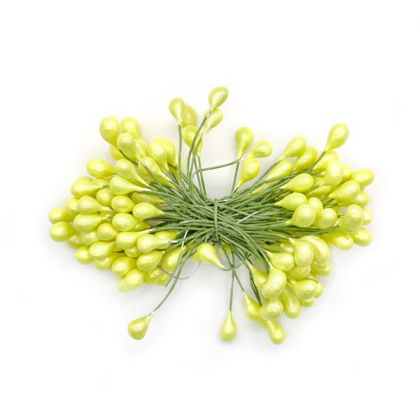 Тычинки для искусственных цветов 0,5х6см (желтый)