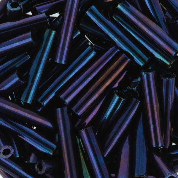 Бисер Toho Bugle 3 (9 мм), 25 г (5х5 г), 0082 синий