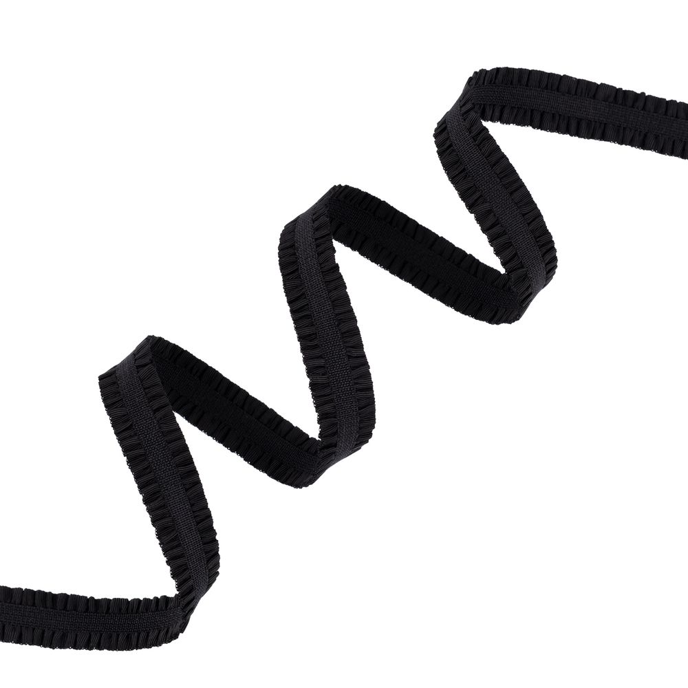 Резинка бельевая (ажурная) 14.0 мм / 25 метров, черный, Blitz DT-09