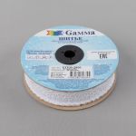 Кружево шитьё 28 мм / 9±0.2 метров, Турция, белый, Gamma GYEM-2801