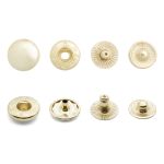 Кнопка Альфа (S-образная) ⌀12.5 мм, ≈1440 шт, №54, СТАЛЬ, золото, NEW STAR