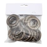 Люверсы шторные ⌀35 мм, с многоуровневым замком, №10 Belladonna, 10 шт