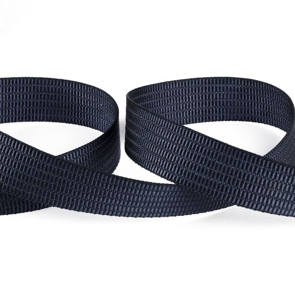 Стропа (ременная лента) 25 мм / 50 метров, [17.73 г/пог.м], 100% п/а, т.синий, Gamma 4с494