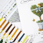 Набор для вышивания нитками Luca-S B7051, Дерево любви, 18х31см