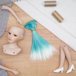 Трессы Элит прямые двухцветные №17/HT-4735Т/5808, длина 17см, ширина 100 см, 1шт, 26412