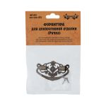 Ручка для шкатулок 5х3 см, 1 шт, 01 бронза, Промысел WF-013