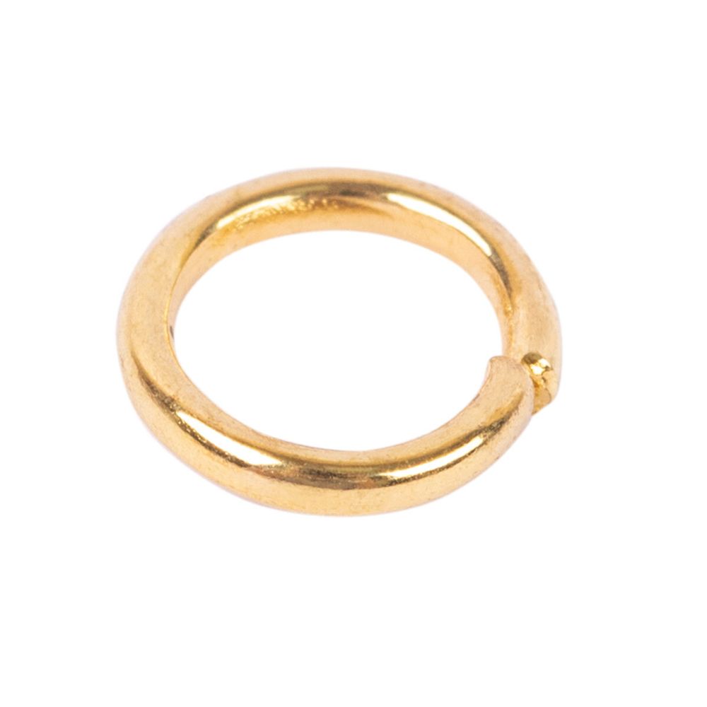Кольцо для бус 3 мм, 50 шт, №01 золото, Zlatka R-04