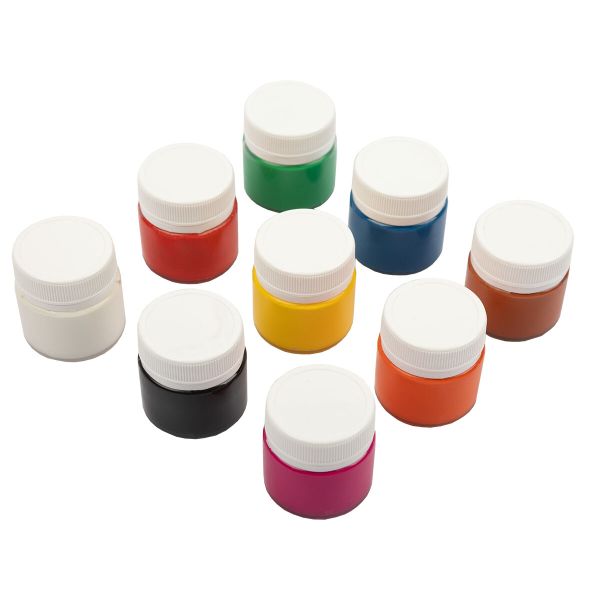 Краска гуашь Играй для детского творчества 9 цв. 20 мл, Лео LPG-0109