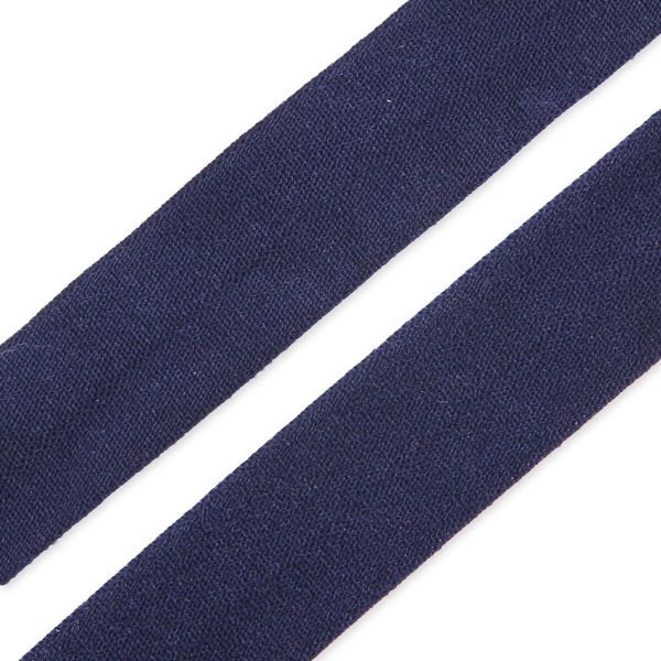 Косая бейка трикотажная 15 мм / 132±1 метра, 0511-0071, C147 темно-синий