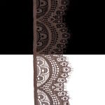 Кружево эластичное (стрейч) 60 мм / 3 метра, C072 шиншилла