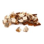 Зажим для ленты/стропы 10х10 мм, золото, 50 шт