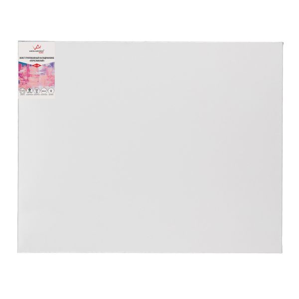 Холст грунтованный на подрамнике 60х80 см, 340 г/м², 2 шт, Переславский мелкозернистый, Vista-Artista PLFG-6080