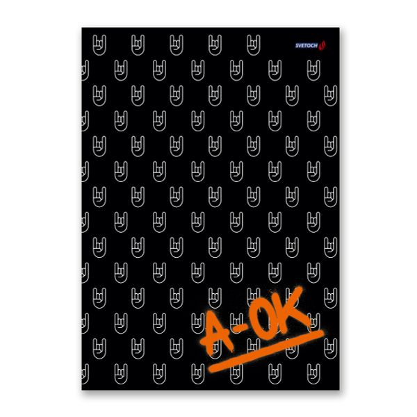 Тетрадь ученическая общая, твин лак, A4 96 л. на скобе 65 г/м², белизна 100%, 6 шт, клетка, 000470 Всё тип-топ, Светоч 96ТСК4_8_2_1