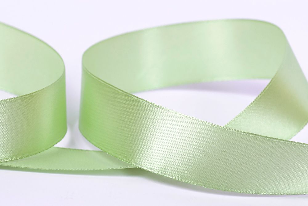 Лента атласная 1-сторонняя 25.0 мм / 33±2 метра, 096 бл.хаки, Gamma