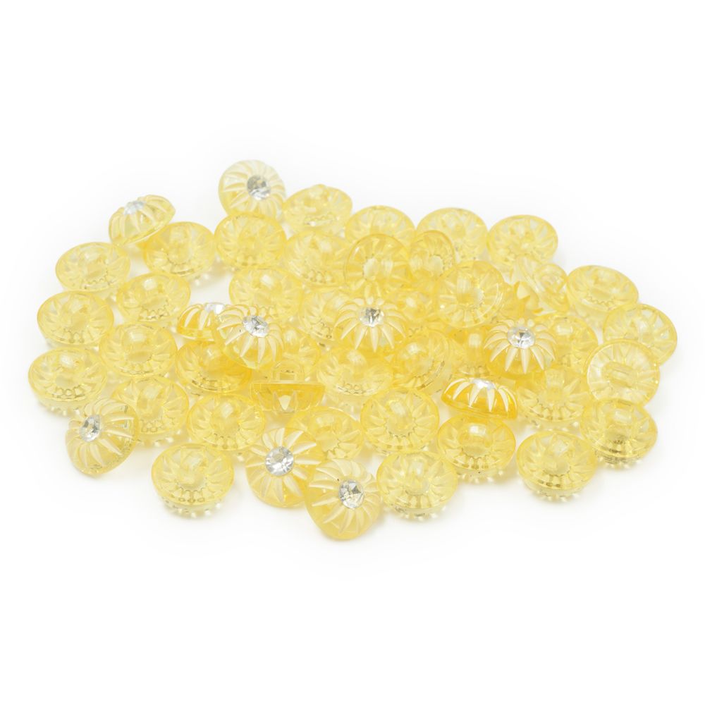 Пуговицы на ножке со стразом 20L (02), 50 шт