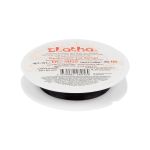 Проволока для бисера ⌀0.25 мм, 10х10 м, №06 черный, Zlatka DG-S025