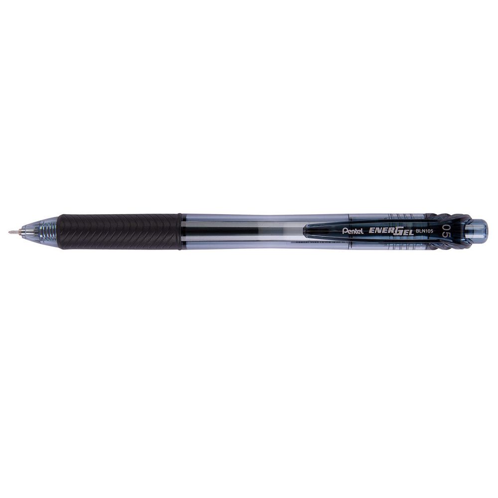 Ручка гелевая автоматич. Energel-X 0.5 мм, 12 шт, BLN105-AX черный стержень, Pentel