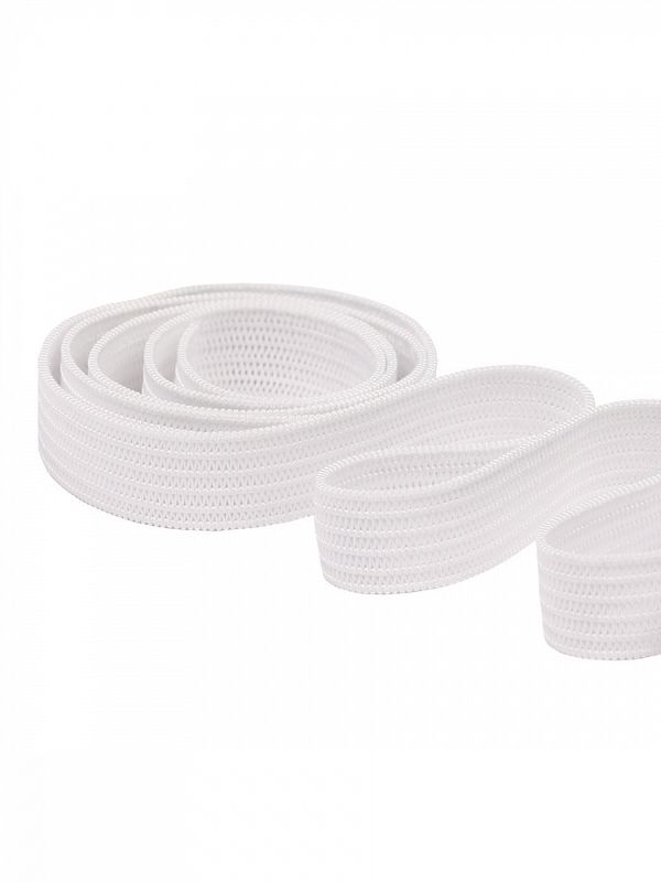 Резинка бельевая (стандартная) 4.0 мм / 200 метров, 3.9 г, вязаная, белый